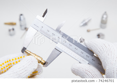 零件的測量檢查圖像 74246701