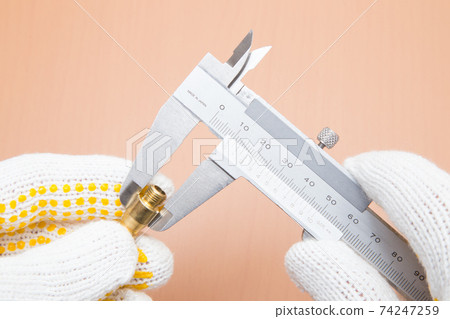 Measurement inspection image of parts Measurement inspection image of parts 74247259