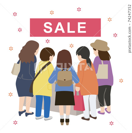 People gathering on sale 74247352