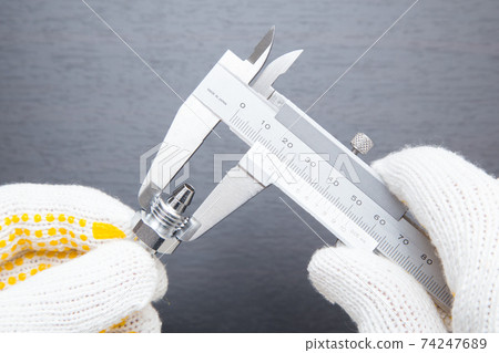 Measurement inspection image of parts Measurement inspection image of parts 74247689