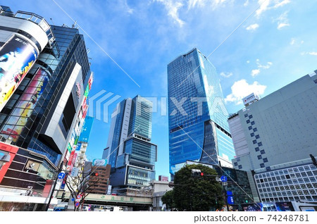 Shibuya scramble intersection 74248781