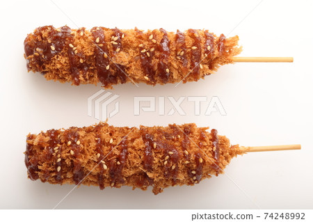 Miso katsu skewers 74248992