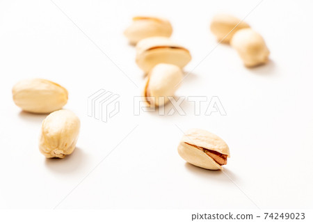 pistachio. (White background) pistachio. (White background) 74249023