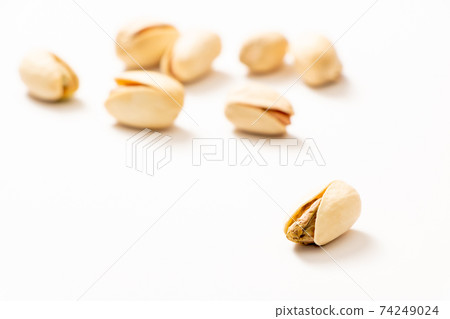 pistachio. (White background) 74249024