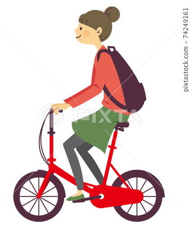 Girls folding online bike