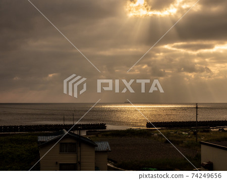 北海道北海黃昏 74249656
