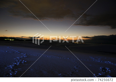 Tottori Four seasons walk winter Tottori sand dunes Tottori Four seasons walk winter Tottori sand dunes 74250872