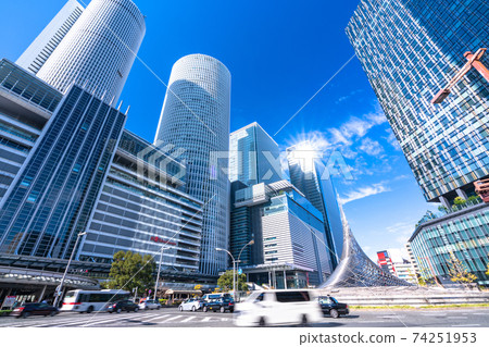 《Aichi Prefecture》 Nagoya station square, business district 74251953