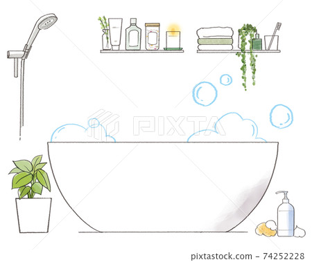 Relaxing bathroom set_no hot water 74252228
