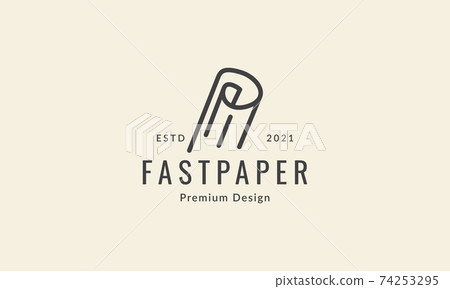 line paper roll simple logo vector icon symbol design graphic illustration line paper roll simple logo vector icon symbol design graphic illustration 74253295