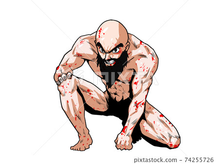 Naked with knees, nude, muscular man, succumbing, humiliation, guts, recovery, resurrection, rebirth, whole body, dogeza Naked with knees, nude, muscular man, succumbing, humiliation, guts, recovery, resurrection, rebirth, whole body, dogeza 74255726
