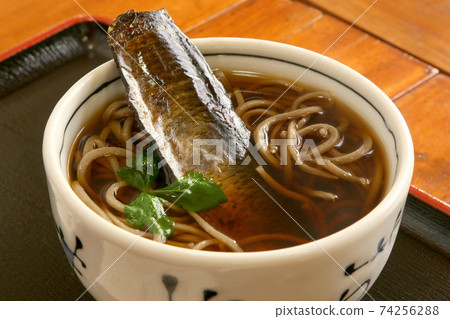 Herring soba, herring soba, sardine soba 74256288