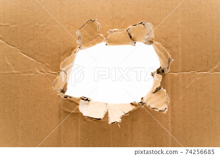 Corrugated cardboard with holes Corrugated cardboard with holes 74256685