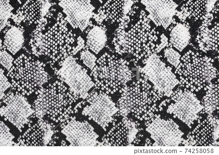 Black and white abstract camouflage. The concealment pattern on a fabric. Black and white abstract camouflage. The concealment pattern on a fabric. 74258058