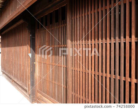 "Lattice door" of Japanese house 74258800