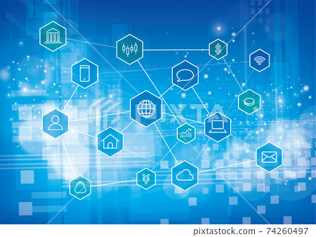 網絡映像。藍色抽象背景。 網絡映像。藍色抽象背景。 74260497