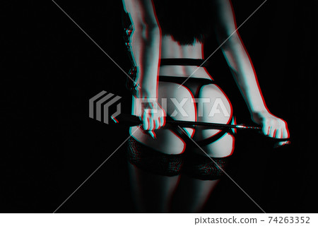 sexy ass submissive girl in panties and stockings with leather whip sexy ass submissive girl in panties and stockings with leather whip 74263352