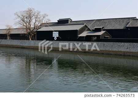冬天的半田運河附近 冬天的半田運河附近 74263573