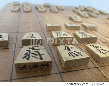 矢倉柵欄從國王的低角度來看。將棋 74264249