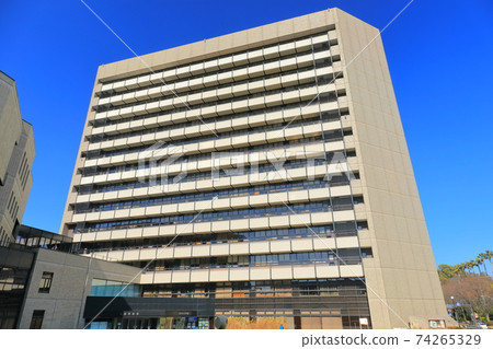 [Tokushima Prefecture] Tokushima City Hall in fine weather 74265329