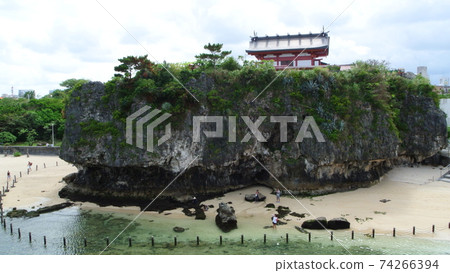 Palace on the seaside cliff 74266394