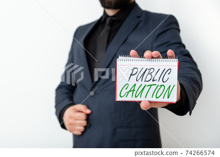 Word writing text Public Caution. Business concept Word writing text Public Caution. Business concept 74266574