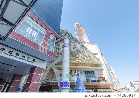 Kagoshima City, Kagoshima Prefecture JR Kagoshima Chuo Station East Exit Kagoshima City, Kagoshima Prefecture JR Kagoshima Chuo Station East Exit 74266917