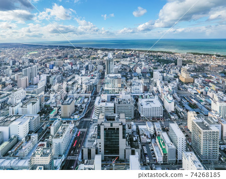 新潟市古町鳥瞰圖 74268185