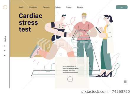 Medical tests template - cardiac stress test Medical tests template - cardiac stress test 74268730