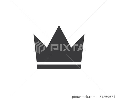 royal crown logo icon vector illustration 74269671