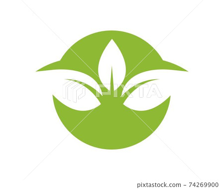 green leaf ecology nature element vector icon... - Stock Illustration ...