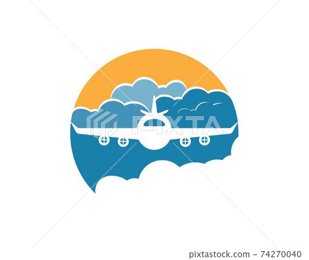 plane logo vector icon illustration design 74270040