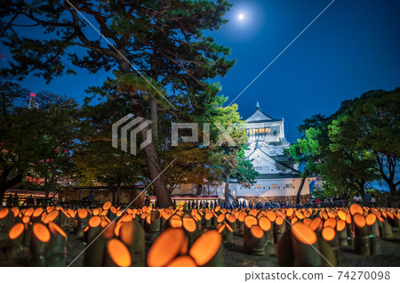 Autumn event Kokura Castle bamboo light Autumn event Kokura Castle bamboo light 74270098