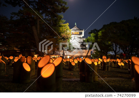 秋季活動小倉城竹燈 秋季活動小倉城竹燈 74270099