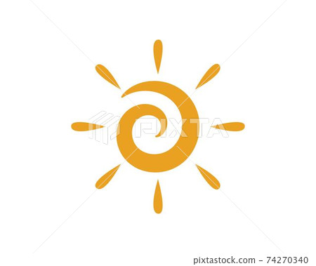 sun ilustration logo vector icon 74270340