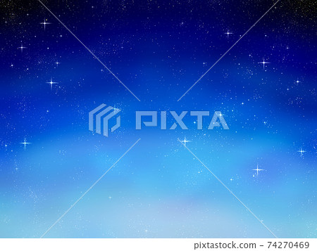 Starry sky illustration background 74270469