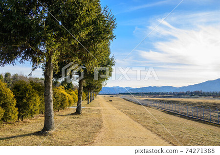 Shinshu Sky Park in the early spring afternoon Shinshu Sky Park in the early spring afternoon 74271388