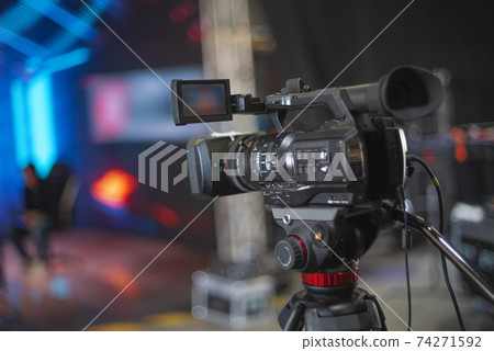 stream at a concert in a hall without spectators stream at a concert in a hall without spectators 74271592