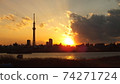 A radio tower standing calmly in the city of Tokyo Dusk scenery of Tokyo Sky Tree, which boasts the highest height in the world A radio tower standing calmly in the city of Tokyo Dusk scenery of Tokyo Sky Tree, which boasts the highest height in the world 74271724