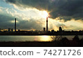 A radio tower standing calmly in the city of Tokyo Dusk scenery of Tokyo Sky Tree, which boasts the highest height in the world A radio tower standing calmly in the city of Tokyo Dusk scenery of Tokyo Sky Tree, which boasts the highest height in the world 74271726