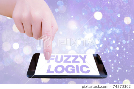 Text sign showing Fuzzy Logic. Conceptual photo 74273302
