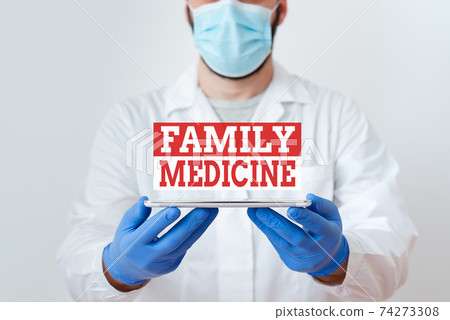 Text sign showing Family Medicine. Conceptual 74273308