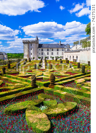 Most beautiful castles of Europe - Villandry in Loire valley, France 74275131