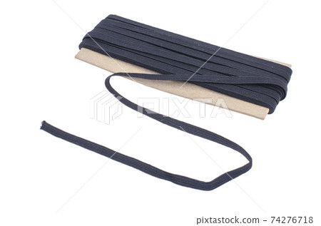 Elastic black elastic band for sewing and needlework. Elastic black elastic band for sewing and needlework. 74276718