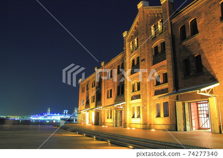 Yokohama Red Brick Warehouse Illuminated Yokohama Red Brick Warehouse Illuminated 74277340
