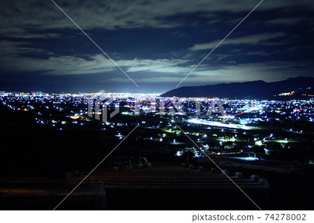 Night view of Koshu city Night view of Koshu city 74278002
