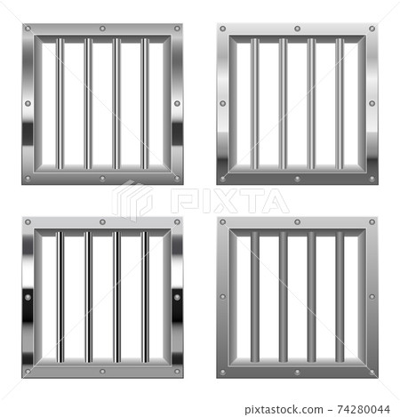 Prison window vector design illustration 74280044