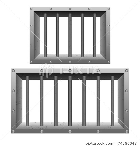 Prison window vector design illustration Prison window vector design illustration 74280048