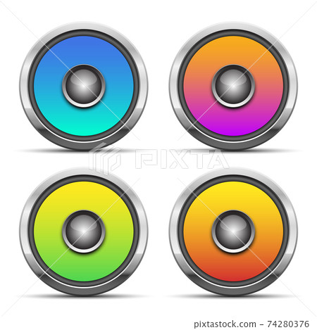 Audio speaker vector design illustration isolated on white background Audio speaker vector design illustration isolated on white background 74280376
