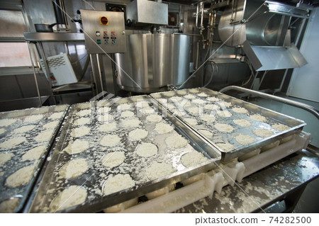 Quark and Cottage Cheese Production at Dairy Factory 74282500